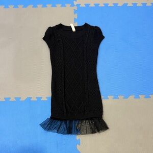 Black Knit Kids Dress size 6